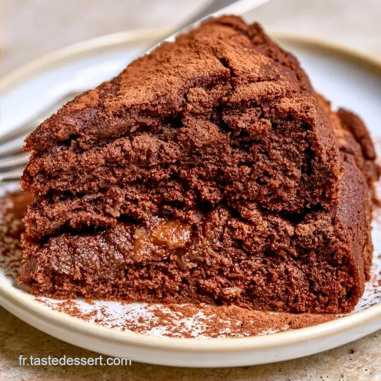 G&acirc;teau L&eacute;ger Marron Chocolat au Cacao Noir