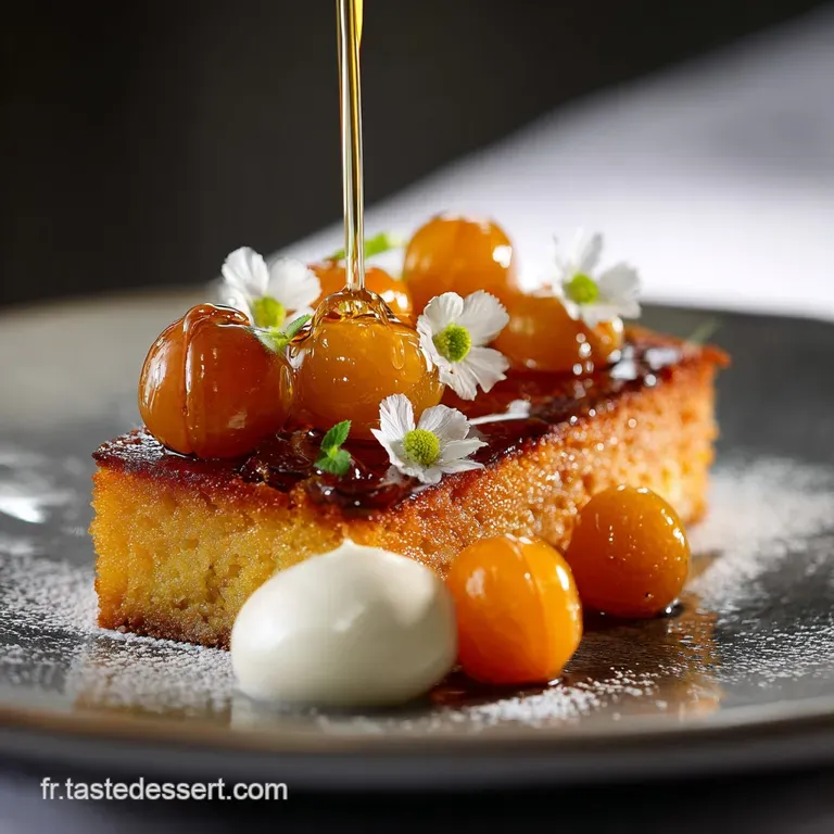 Le Moelleux Dor Et De Lorraine G&acirc;teau Aux Mirabelles &Agrave; Lancienne presentation