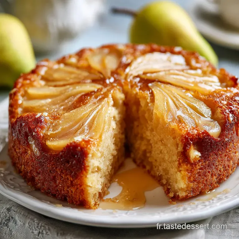G&acirc;teau Moelleux aux Poires