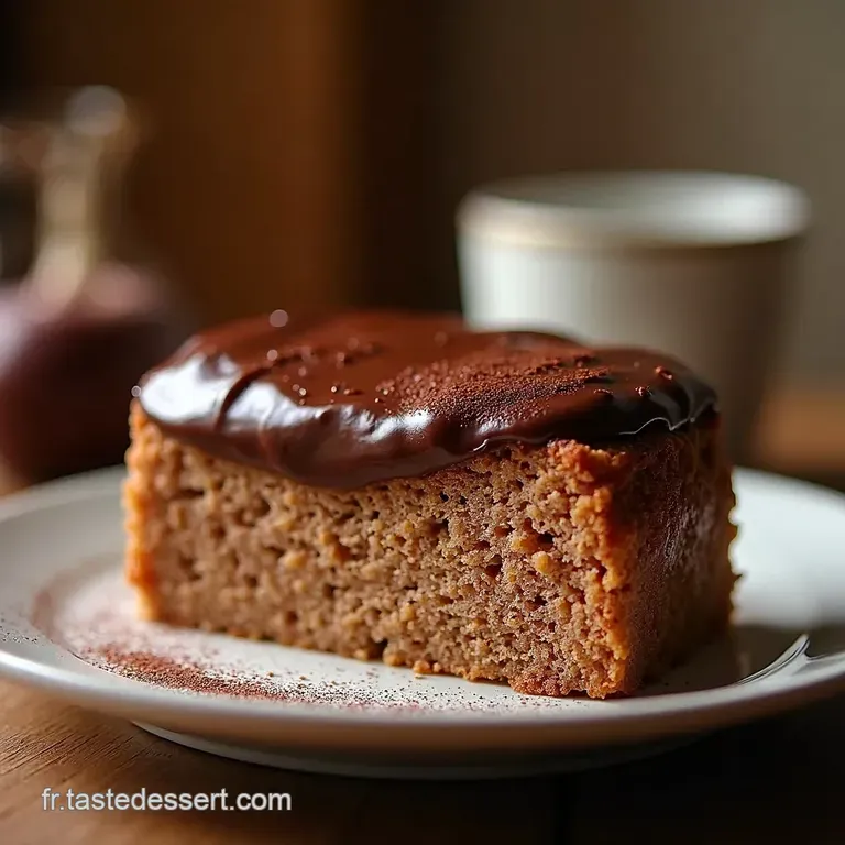 G&acirc;teau Noisette Chocolat &Agrave; La Ganache Onctueuse presentation