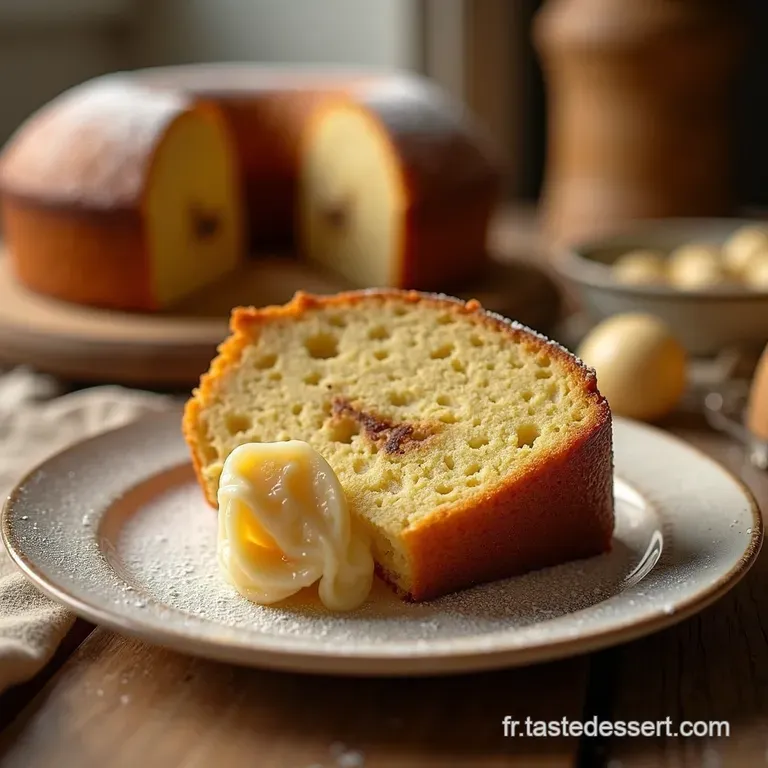 G&acirc;teau Nuage De Banane L&eacute;ger Moelleux Et Irr&eacute;sistible presentation