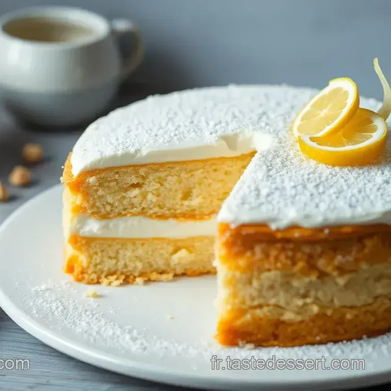 G&acirc;teau Nuage de Ricotta et Citron &ndash; Un R&ecirc;ve Italien
