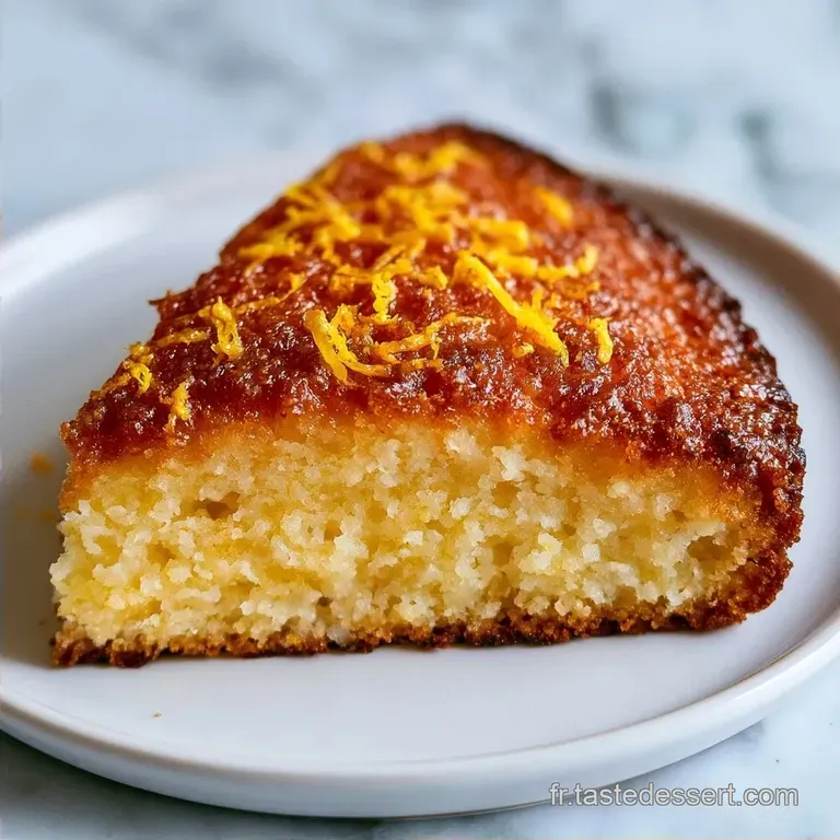 G&acirc;teau Yaourt Citron L&eacute;ger &agrave; la Farine Compl&egrave;te