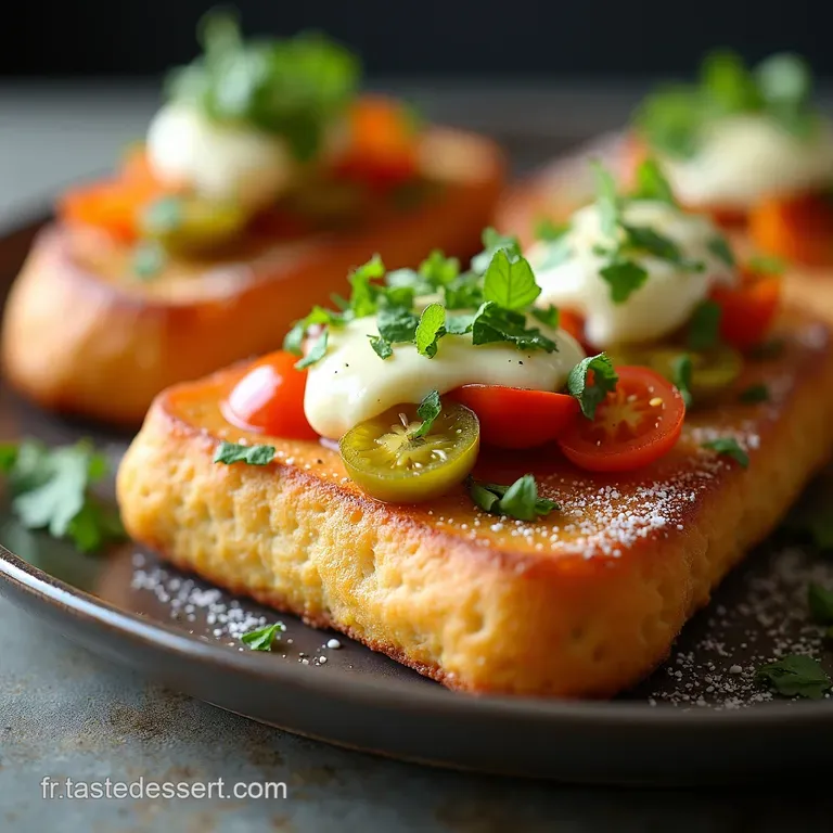 Gaufres Croustillantes aux L&eacute;gumes et Mozzarella Fondante