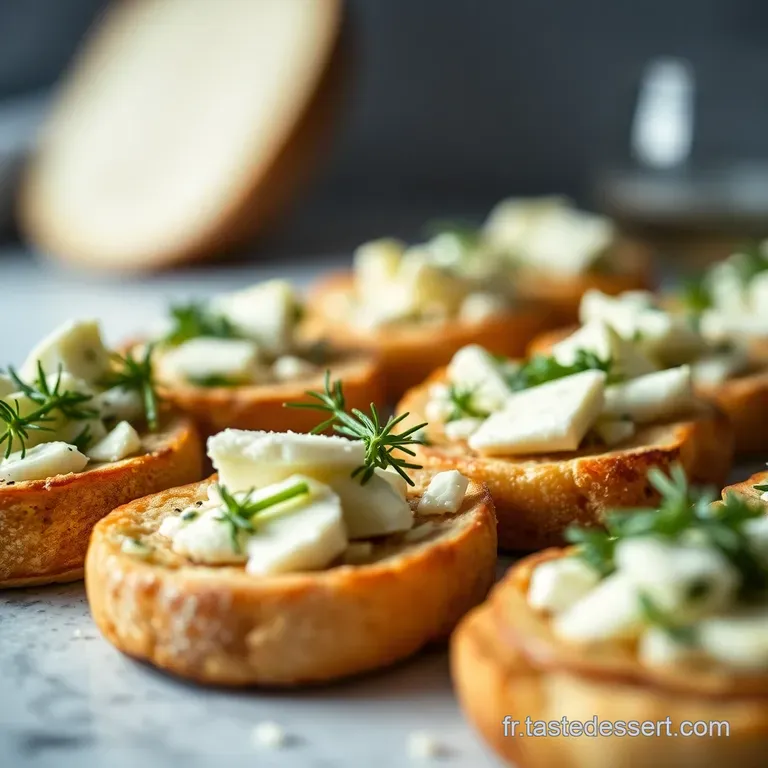 Gaufres Sal&eacute;es Au Ch&egrave;vre Frais Et Aux Herbes presentation