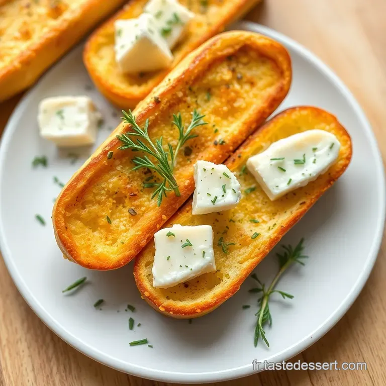 Gaufres Sal&eacute;es au Ch&egrave;vre Frais et aux Herbes