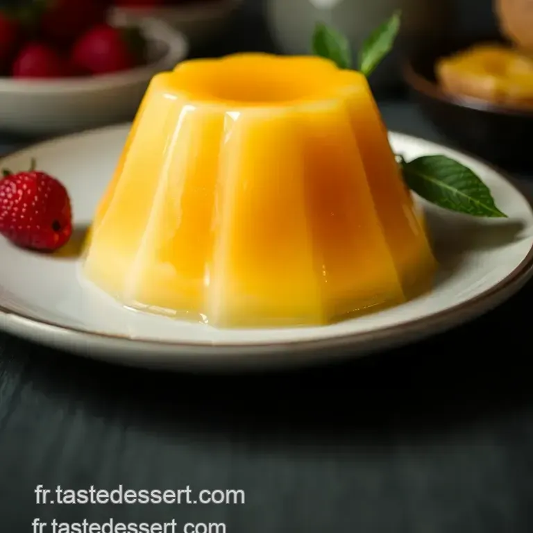 Gel&eacute;e De Groseille &Eacute;clatante presentation