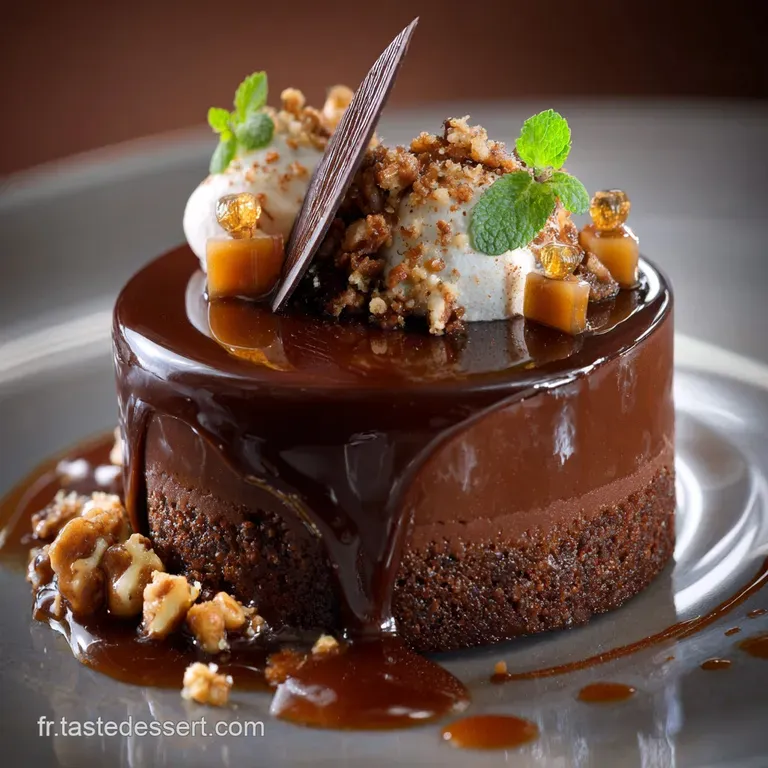 Gla&ccedil;age Au Chocolat Brillant Le Secret Des Grands Chefs presentation