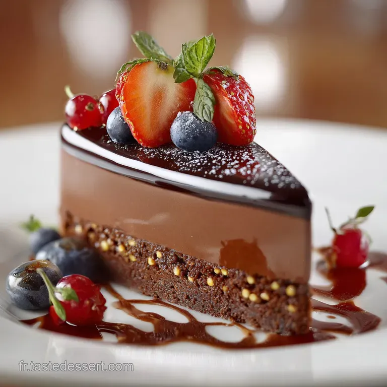 Gla&ccedil;age au chocolat brillant Le secret des Grands Chefs