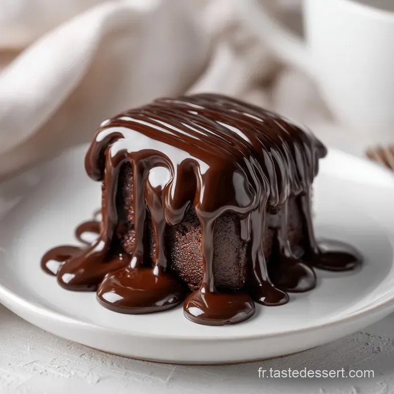 Gla&ccedil;age au Chocolat Miroir: Brillance Absolue