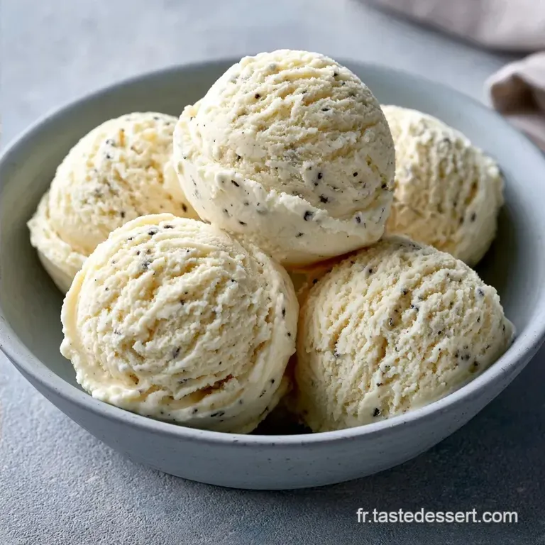Glace &agrave; la Vanille Maison Onctueuse