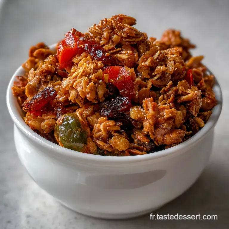 Savory Curry Granola &Eacute;pic&eacute; et Croustillant