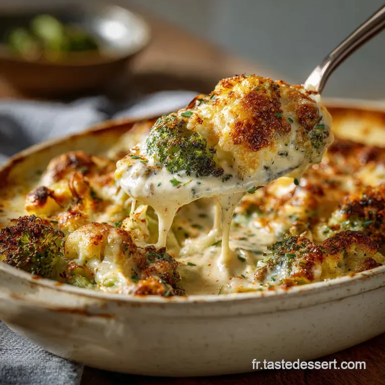 Gratin de Brocolis et de Choufleur au Fromage : Comment r&eacute;ussir la Mornay onctueuse