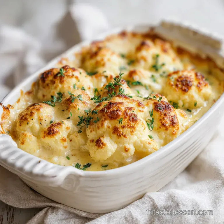 Gratin de Chou-Fleur Recette Traditionnel