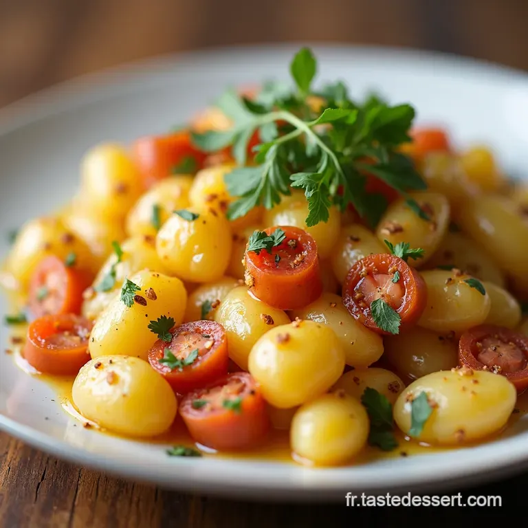 Gratin Dauphinois Rustique Revisit&eacute; Pommes de Terre Chorizo et Bleu