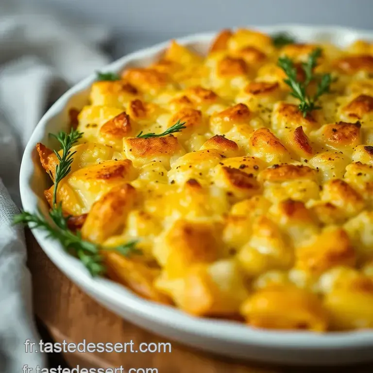 Gratin De Choux-Fleur Savoureux Et Cr&eacute;meux presentation