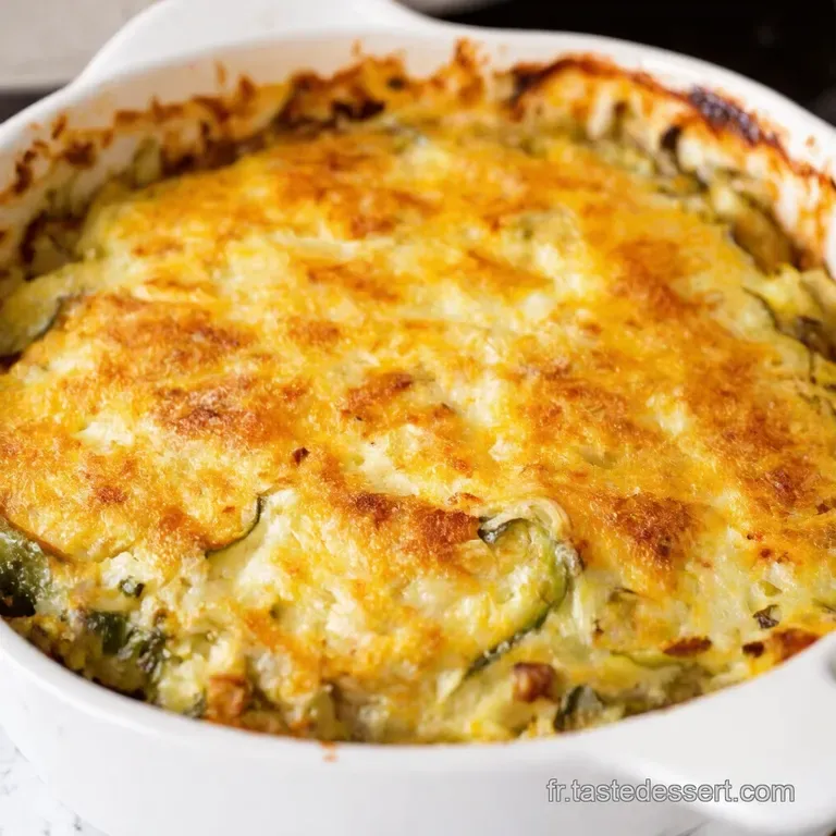 Gratin De Courgettes &Agrave; La Parmigiana presentation