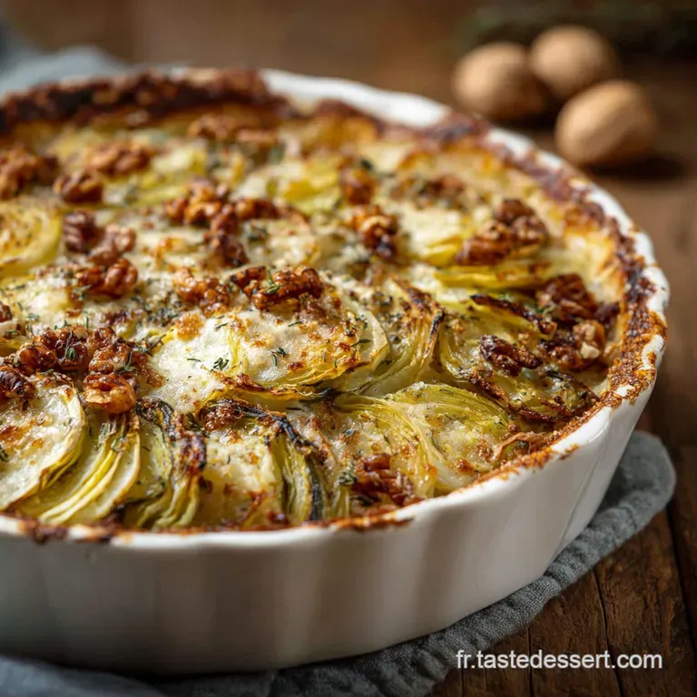 Gratin Hivernal Racines et Cro&ucirc;te de Noix L&Eacute;l&eacute;gance Onctueuse de Janvier
