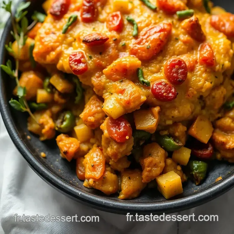 Gratin Printanier Aux L&eacute;gumes De Mars presentation