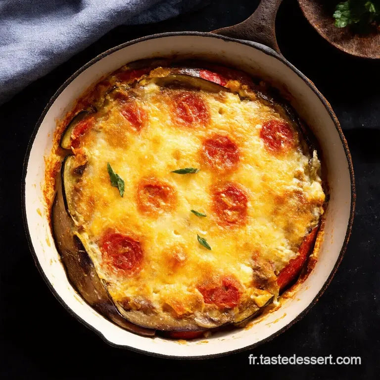 Gratin Soleil Aubergines Tomates et Mozzarella