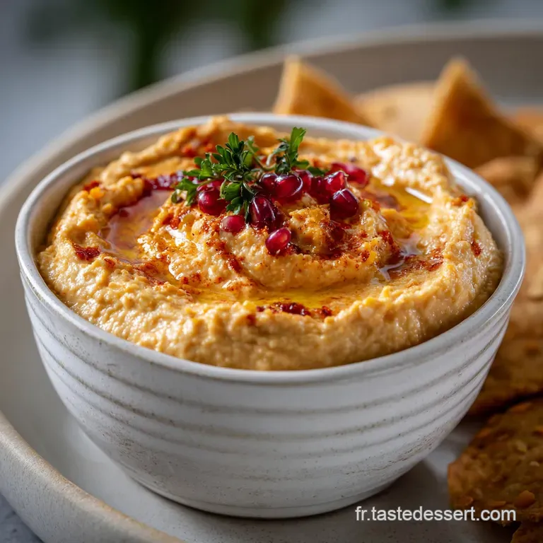 Houmous De Lentilles Corail : Cr&egrave;me Soleil Dorient presentation