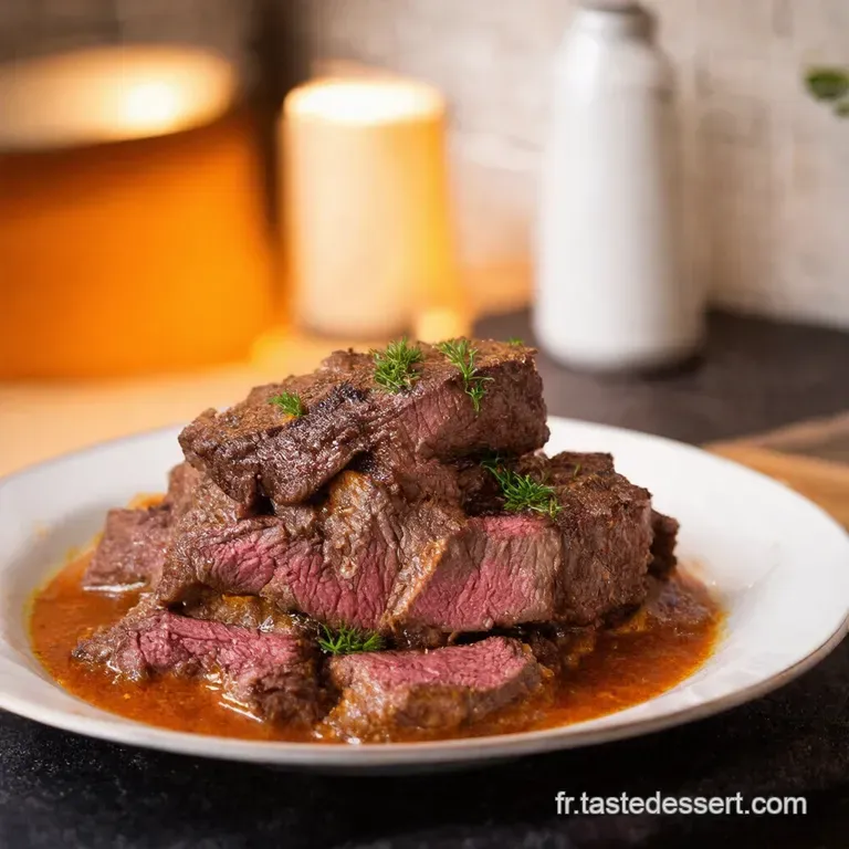 Joues De B&oelig;uf Brais&eacute;es Au Vin Rouge presentation