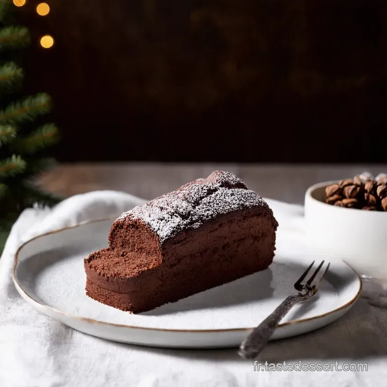 La B&ucirc;che de No&euml;l Express au Chocolat Un D&eacute;lice Roul&eacute; &agrave; Croquer