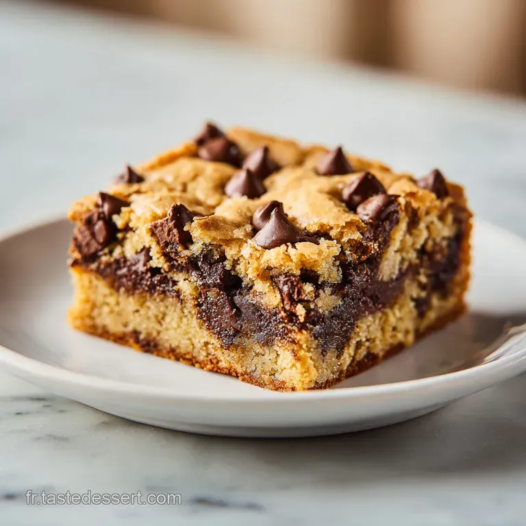 La Recette du Blondie G&acirc;teau Moelleux
