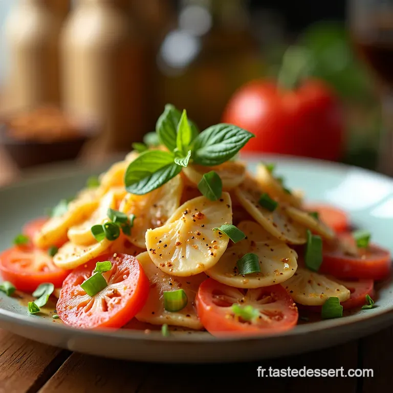 La Salade De Concombres Bistro Fra&icirc;cheur Et D&eacute;licatesse presentation