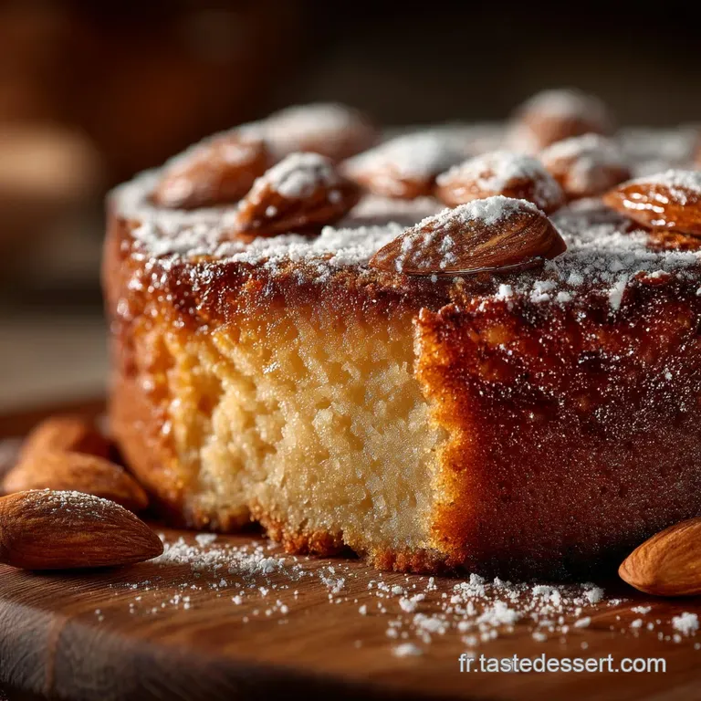 Lamandier Authentique G&acirc;teau Fondant Aux Amandes Moelleux &Agrave; Souhait presentation