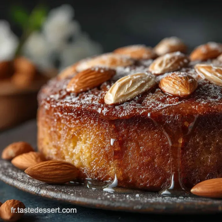 LAmandier Authentique G&acirc;teau Fondant aux Amandes Moelleux &agrave; Souhait