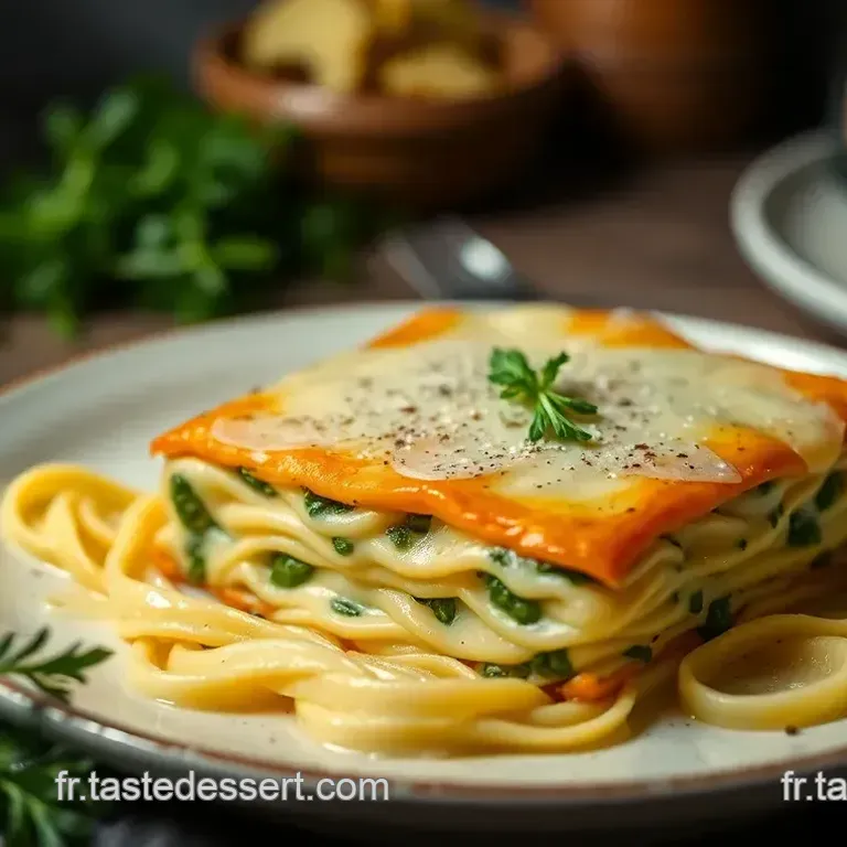 Lasagne V&eacute;g&eacute;tale aux &Eacute;pinards et Ricotta