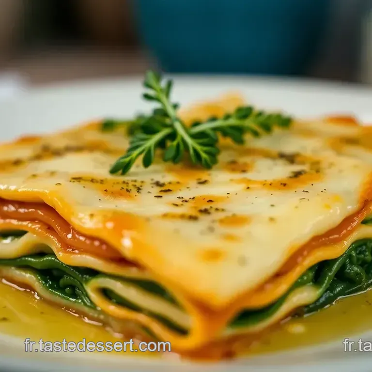 Lasagnes aux épinards : Mon Astuce Facile pour une Version Gourmande et Colorée