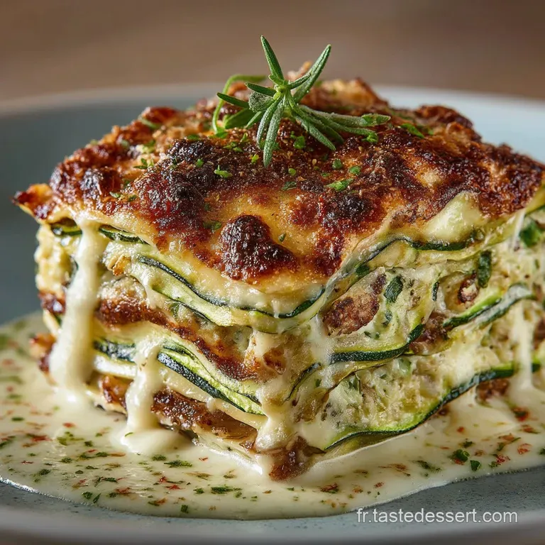 Le Secret d&Eacute;t&eacute; Lasagnes de Courgettes Ricotta Fra&icirc;che et Parmesan AOP