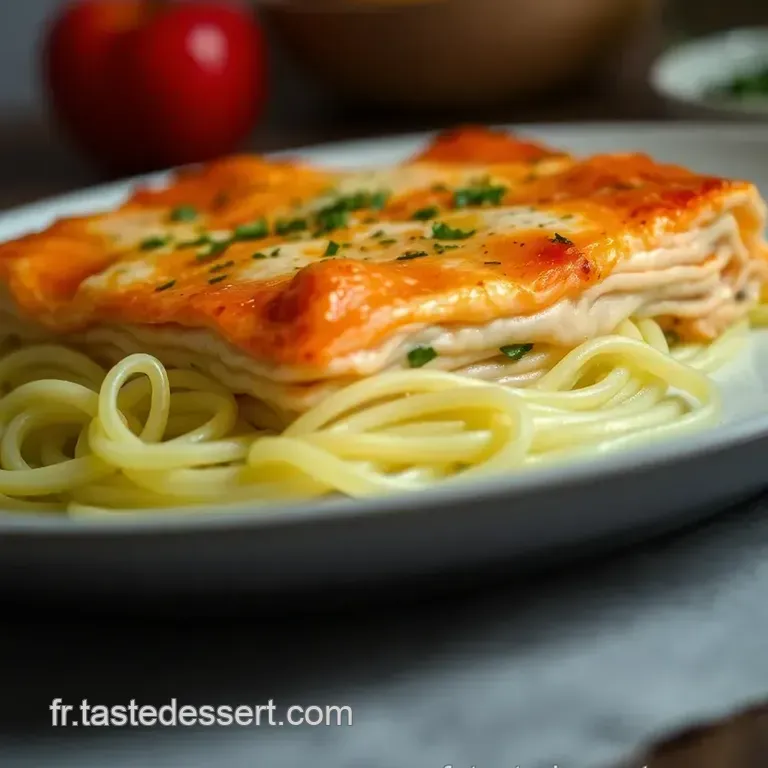 Lasagnes Fondantes Saumon-Poireaux presentation