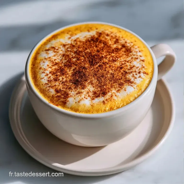 Tasse en c&eacute;ramique blanche fumante pos&eacute;e sur un bois rustique, surmont&eacute;e d'une cr&egrave;me &eacute;paisse et d'un b&acirc;ton de cannelle.