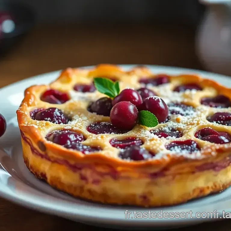 Le Clafoutis aux Cerises et Pistaches de Guy Savoy