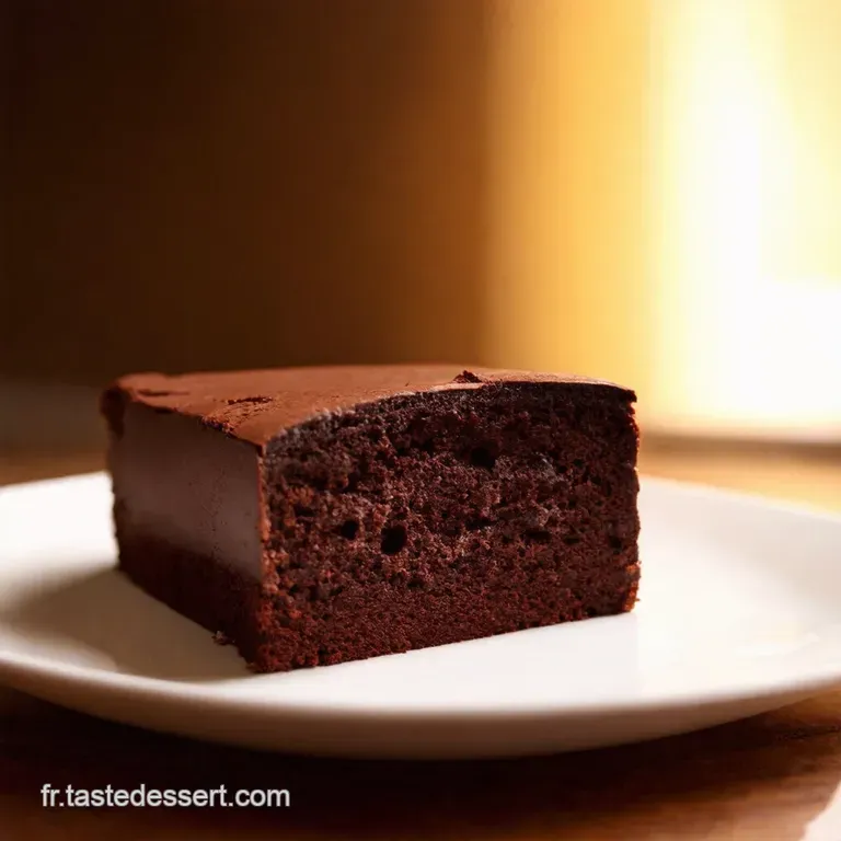 Le D&eacute;lice Noir a Classic French Chocolate Cake presentation