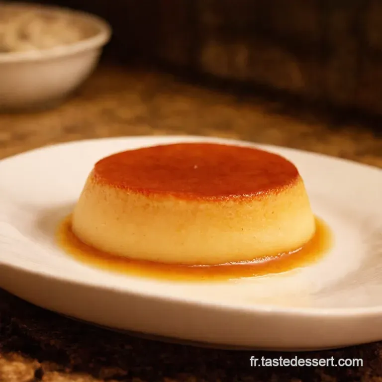 Le Flan Coco Antillais Un Go&ucirc;t De Paradis presentation