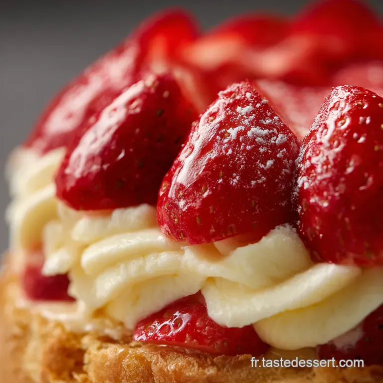 Le Fraisier Classique Recette du Chef &agrave; la Cr&egrave;me Mousseline