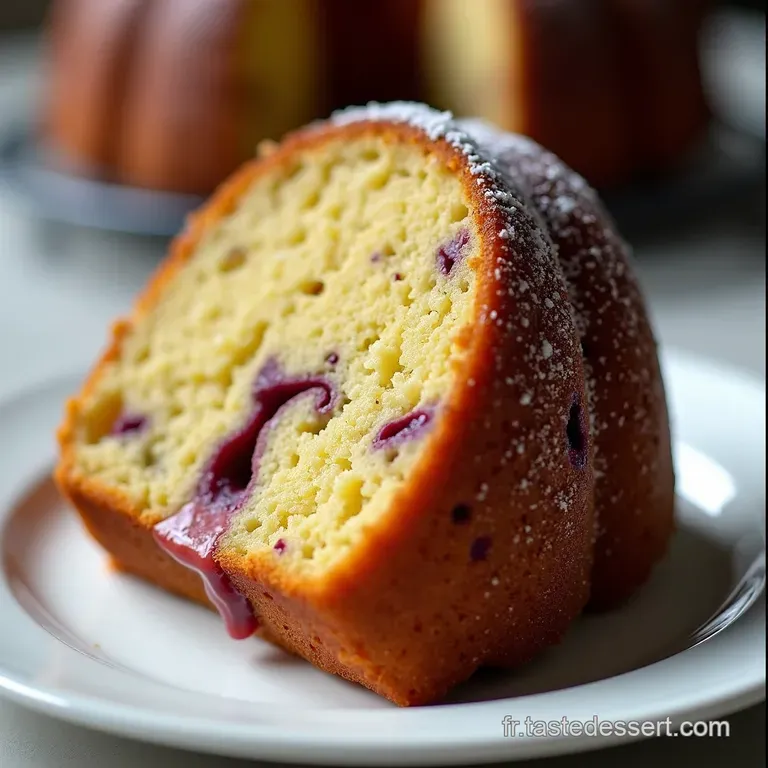 Le Parisien &Eacute;l&eacute;gant Bundt Cake au Th&eacute; Earl Grey Son Gla&ccedil;age Citron P&eacute;tillant