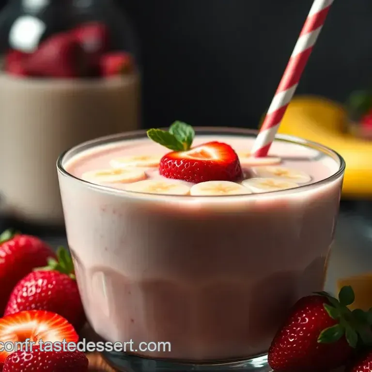 Le Smoothie Bonjour Soleil &ndash; Banana Strawberry Bliss