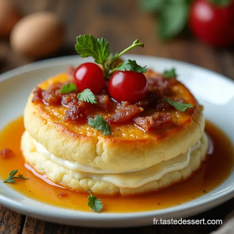 Le ToutenUn Gourmand Feuillet&eacute; Croustillant au Camembert Pommes de Terre et Lardons