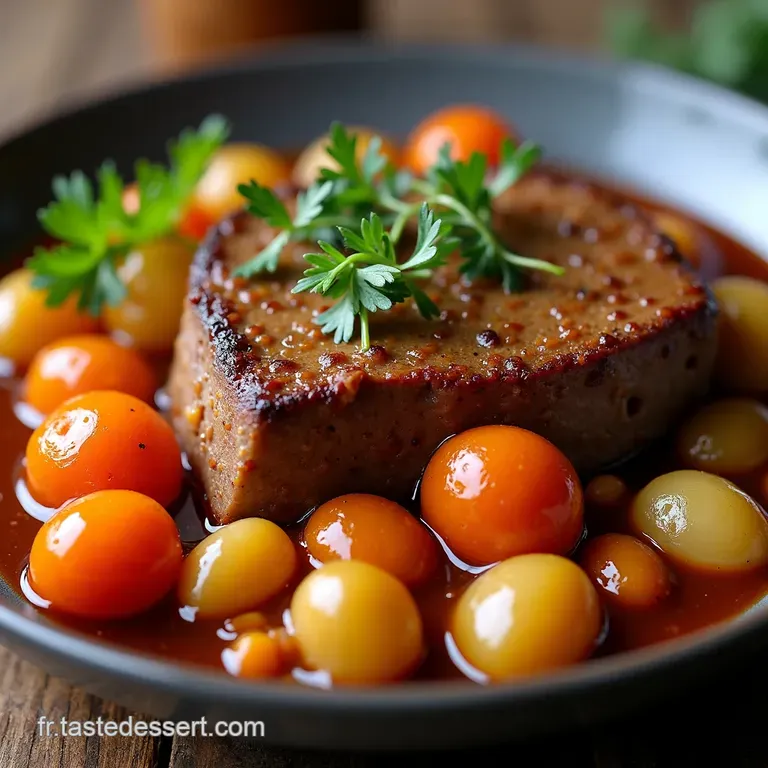 Le V&eacute;ritable B&oelig;uf Bourguignon Simplifi&eacute; Rago&ucirc;t de B&oelig;uf aux L&eacute;gumes et Thym Frais