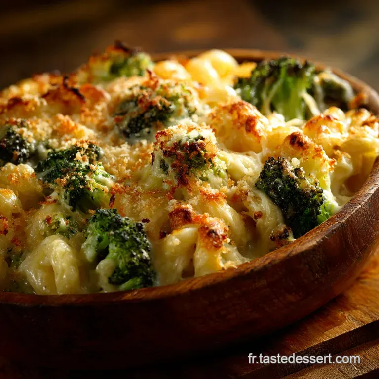 Mac and cheese au brocoli Le gratin cr&eacute;meux fa&ccedil;on brasserie parisienne