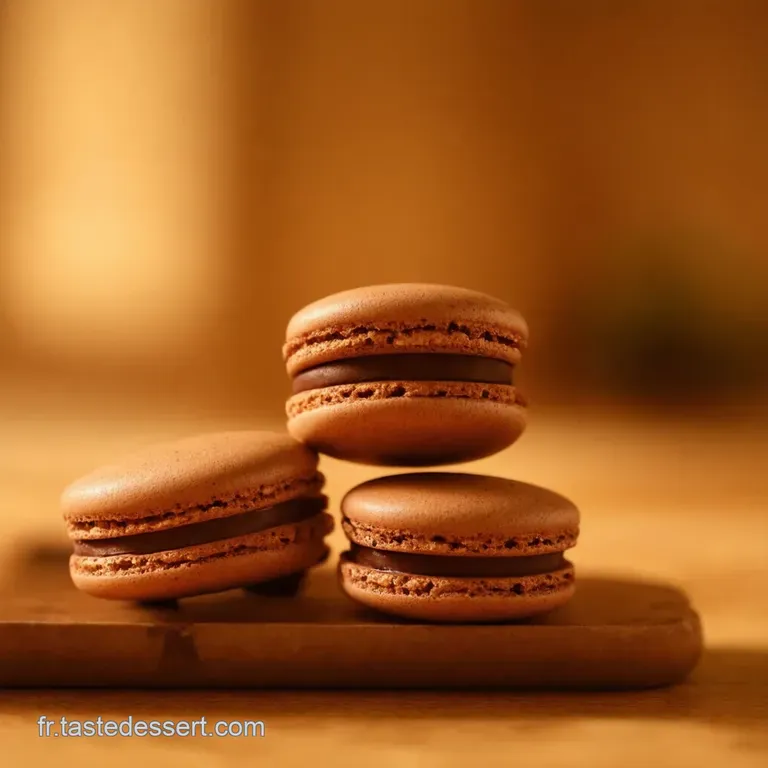 Macarons Perle En Sucre Aux Kinder Schokobons presentation