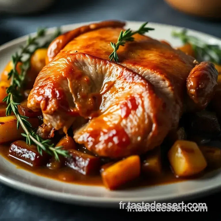 Magret De Canard Au Four presentation