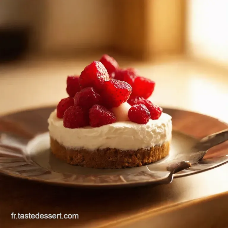 Mascarpone and Berry Parfaits with Almond Crumble presentation
