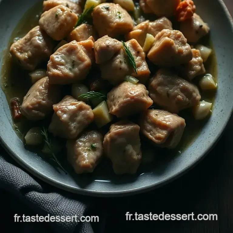 Massal&eacute; De Poulet Aux &Eacute;pices Cr&eacute;oles presentation