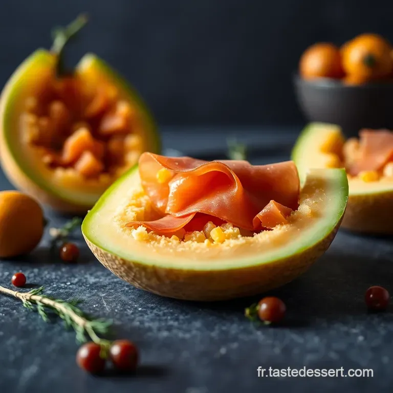 Melon et Jambon Cru &agrave; la Bocuse